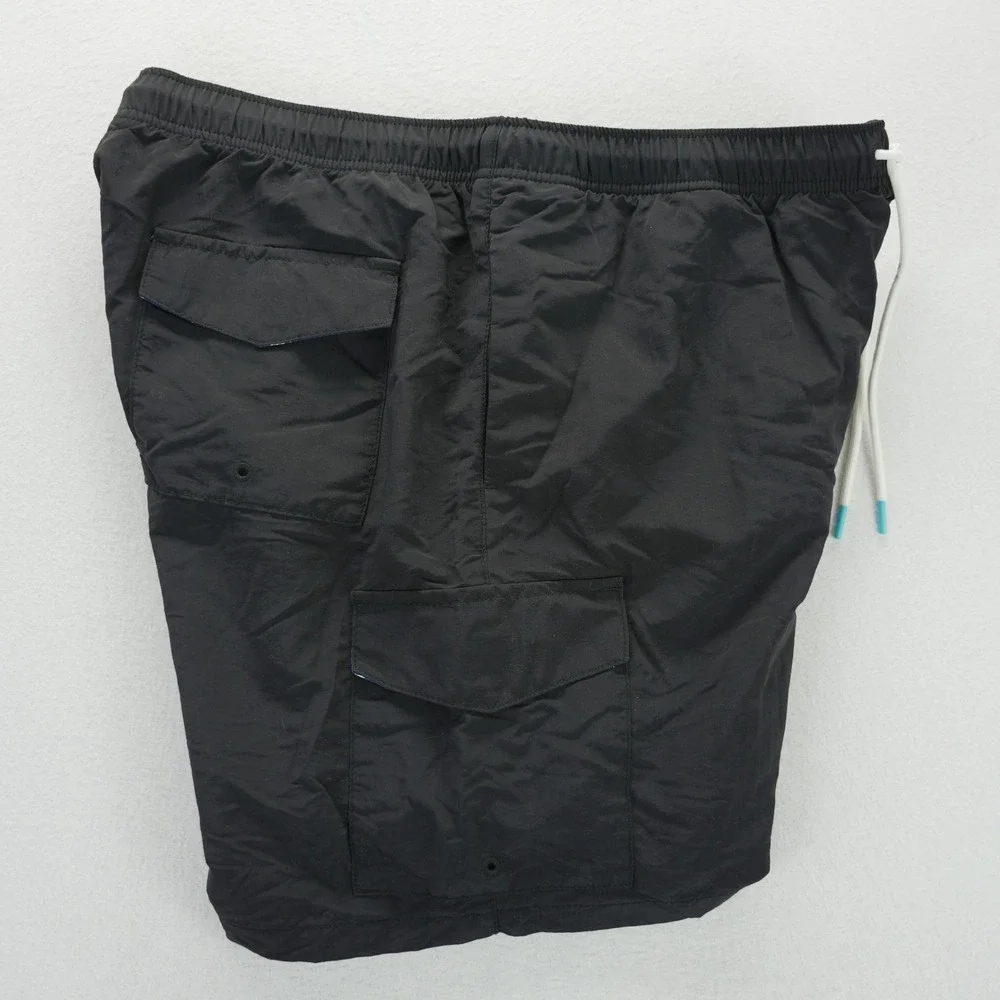 Tommy Bahama Naples Coast Mens Black Swim Trunks UPF 30 Size Large TR918998